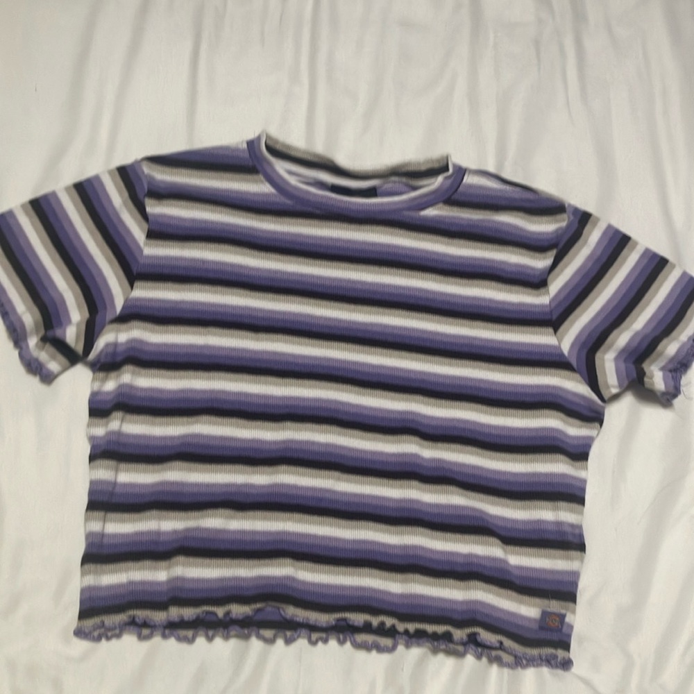 Striped Purple womens tee